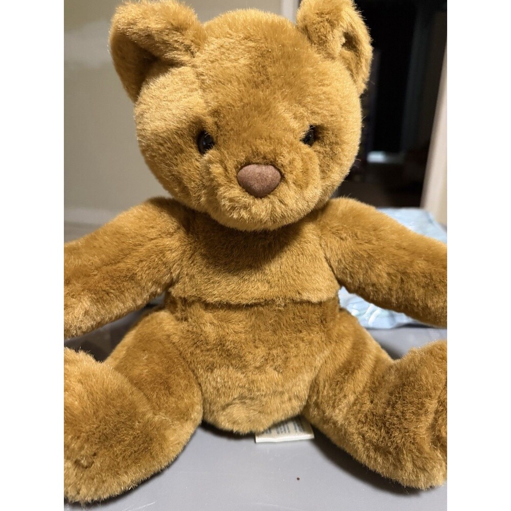 Vintage 1997 Build a Bear Workshop 11" Classic Brown Teddy Bear Plush Stuffed